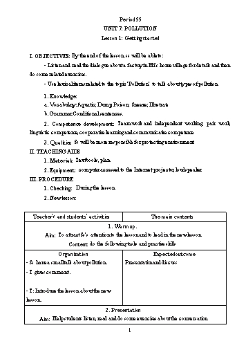 Giáo án Tiếng Anh 8 Global Success (CV5512) - Học kì II